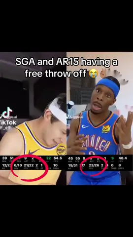 Fake ssa 50 points #NBA #funny #sga #austinreaves #viggleai 