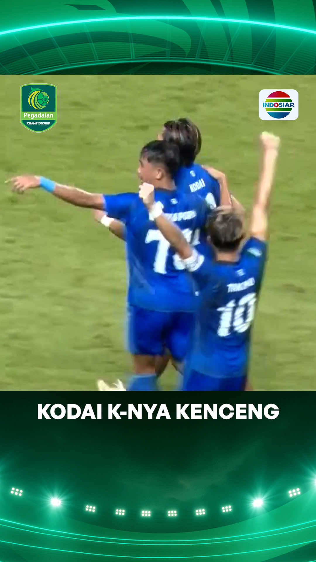 Kodai dengan tendangan kerasnya yang menghujam gawang lawan🔥 #PegadaianChampionship #IndosiarSports #IndosiarRumahSepakbolaIndonesia #MatchClip 
