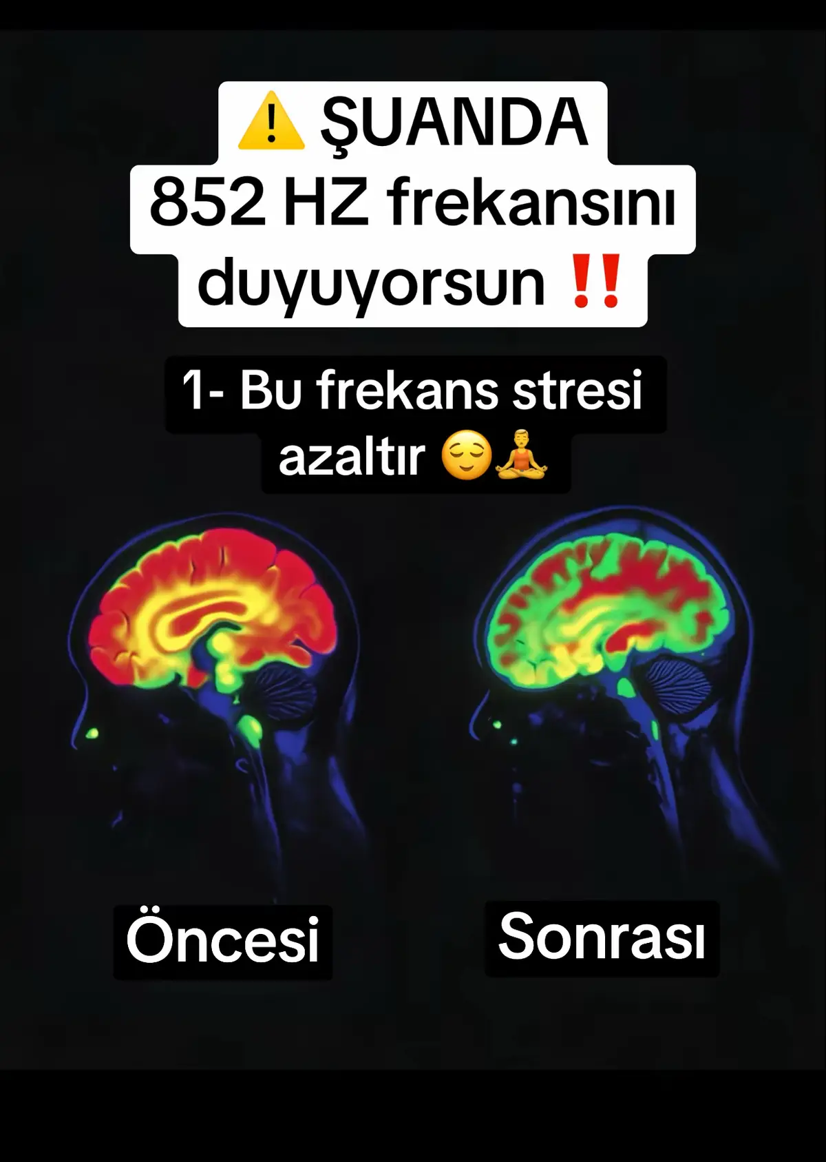 852Hz frekansı, beyninizdeki düşünceleri bir anlığına durduracak. Siz de dinlerken rahatlama hissettiniz mi?🙌🏻 #852hz #frekans #frekansınıyükselt #meditasyon #kesfetteyiz 