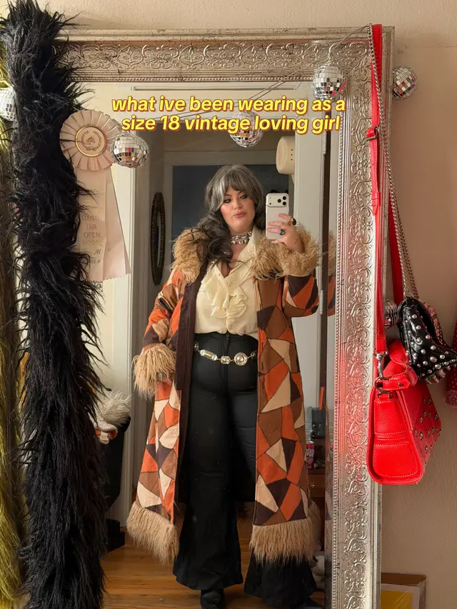 A wittle photo slide moment ✨ #plussizevintage #plussizetiktok #size18style #plussizeootd 