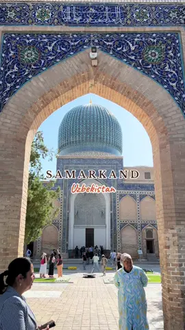 Samarkand is one of the oldest continuously inhabited cities in Central Asia 🌍. It is located in modern-day Uzbekistan 🇺🇿 and has a history stretching back more than 2,700 years 🏺. The city was a key stop along the Silk Road 🐪 connecting East and West, which made it a center of trade, culture, and science 📚✨. One of the most famous places in Samarkand is Registan Square 🕌 with its stunning Islamic architecture covered in colorful mosaics 🎨. Samarkand is also known for the beautiful Gur-e-Amir Mausoleum, the resting place of the conqueror Timur (Tamerlane) ⚔️. Today, Samarkand remains a vibrant city that blends ancient history with modern life 🏙️. It is recognized as a UNESCO World Heritage Site 🏆 and is considered a symbol of cultural exchange and human creativity 💡🤝. #uzbekistan #centralasia #samarkand #travel #uzbekistan_tiktok 