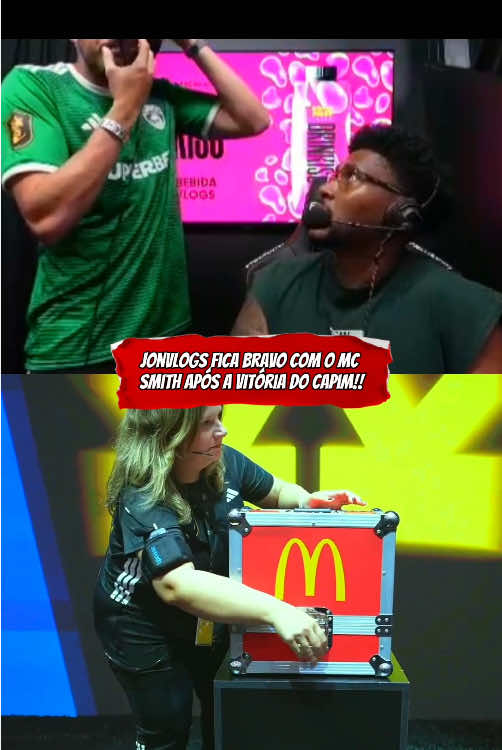 Jonvlogs fica bravo com o MC Smith pós vitória do Capim!! #jonvlogs #bdj #kingsleaguebrasil #capimfc