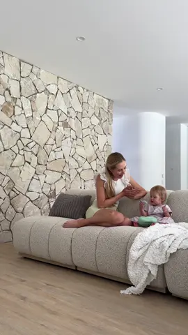 Slow days at home with the @Lovevery Babbler Play kit ✨ I love watching her figure everything out 🥺🤍 You can now shop the Play Kits individually (no subscription needed!) #12monthsold #babytoys #mumsoftiktok #loveverygift #babyactivities 