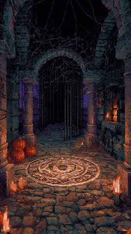 The Bones Wait for Their Lanterns 💀🕯️ #darkfantasy #halloween #liminalspaces #wierdcore #dreamcore 