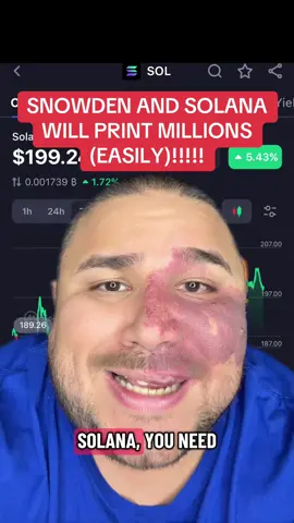 SNOWDEN AND SOLANA WILL PRINT MILLIONS (EASILY)!!!!! #solana #snowden #xrp #ghost 