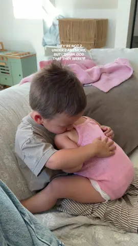 baby fever to the max….😅😅😅 #2under2 #Siblings #motherhood #brotherandsister