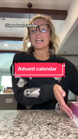Slime advent calendar!!! #adventcalendar 