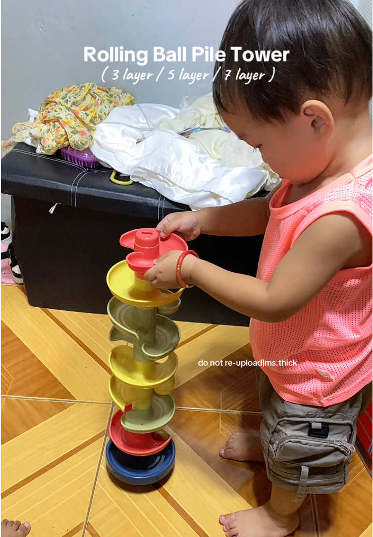 Sobrang mag eenjoy talaga mga baby nyo dito mommy ko😍😍#kidstoy #rollingball #rollingballtower #toyforkids #funtoys 