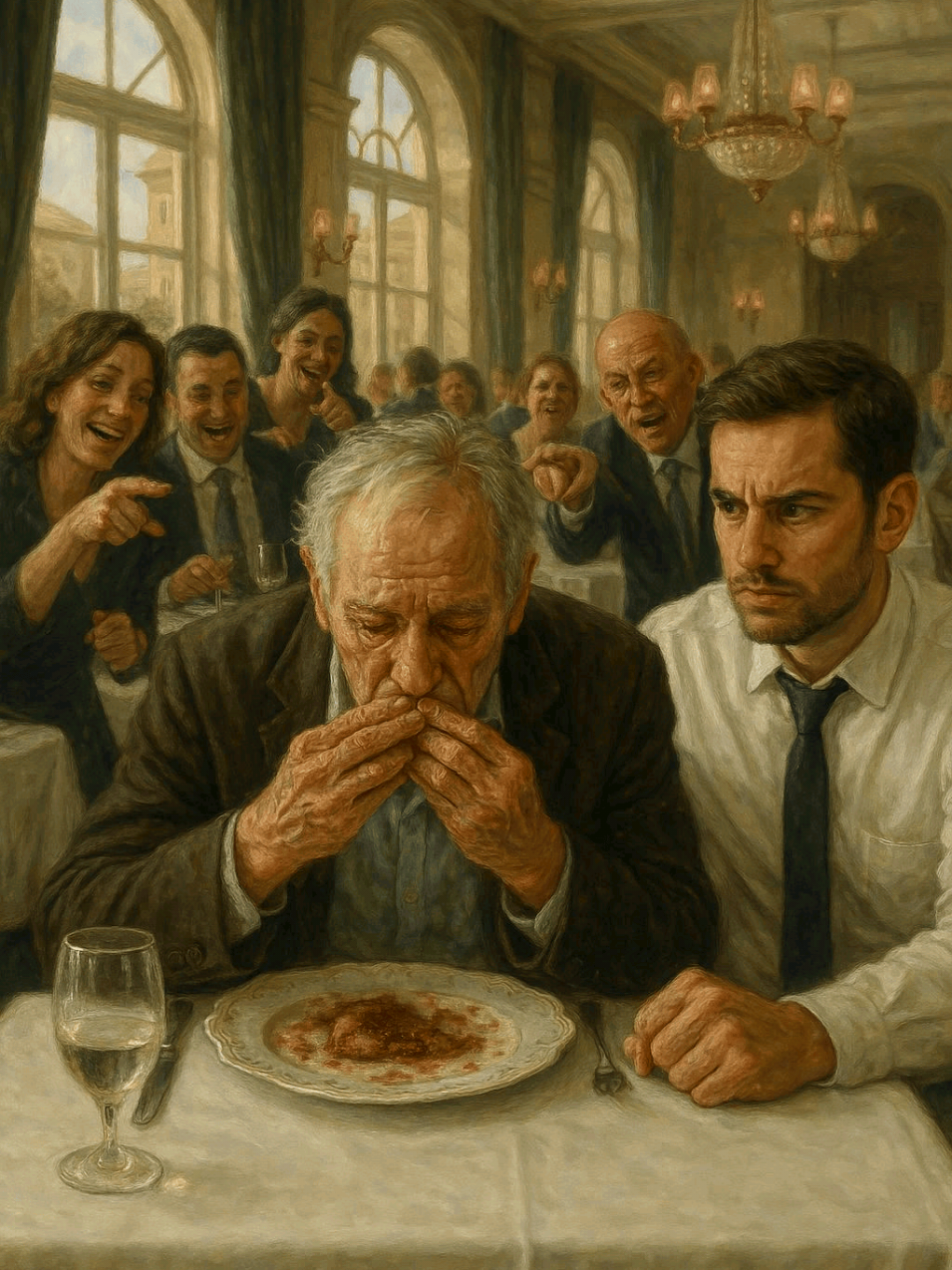 El anciano que comenzó a comer con las manos #reflexiones #parati #viral #historia #reflexion 