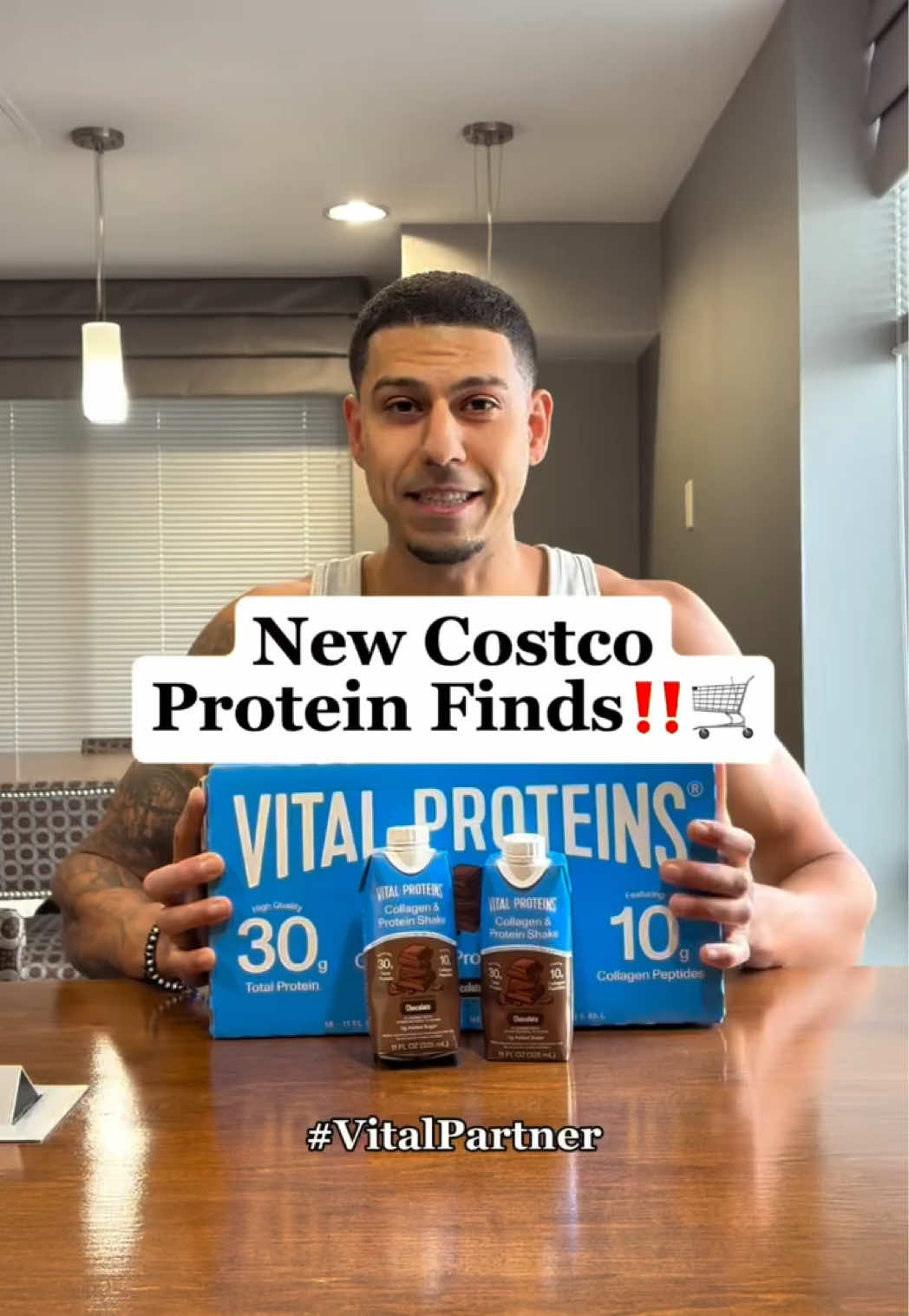 Consider your protein goals crushed @Trainermikeyy 💪 Our new Collagen + Protein shakes have 10g of collagen peptides and 30g of total protein. All with zero chalky aftertaste. Which is a good thing, unless you're into that 😉 Available now at @Costco Wholesale 🛒 