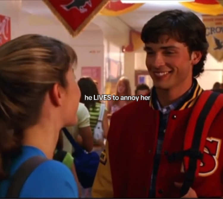 always knew exactly what he was doing i hate him #smallville #clois #loisandclark #tomwelling #ericadurance edit 