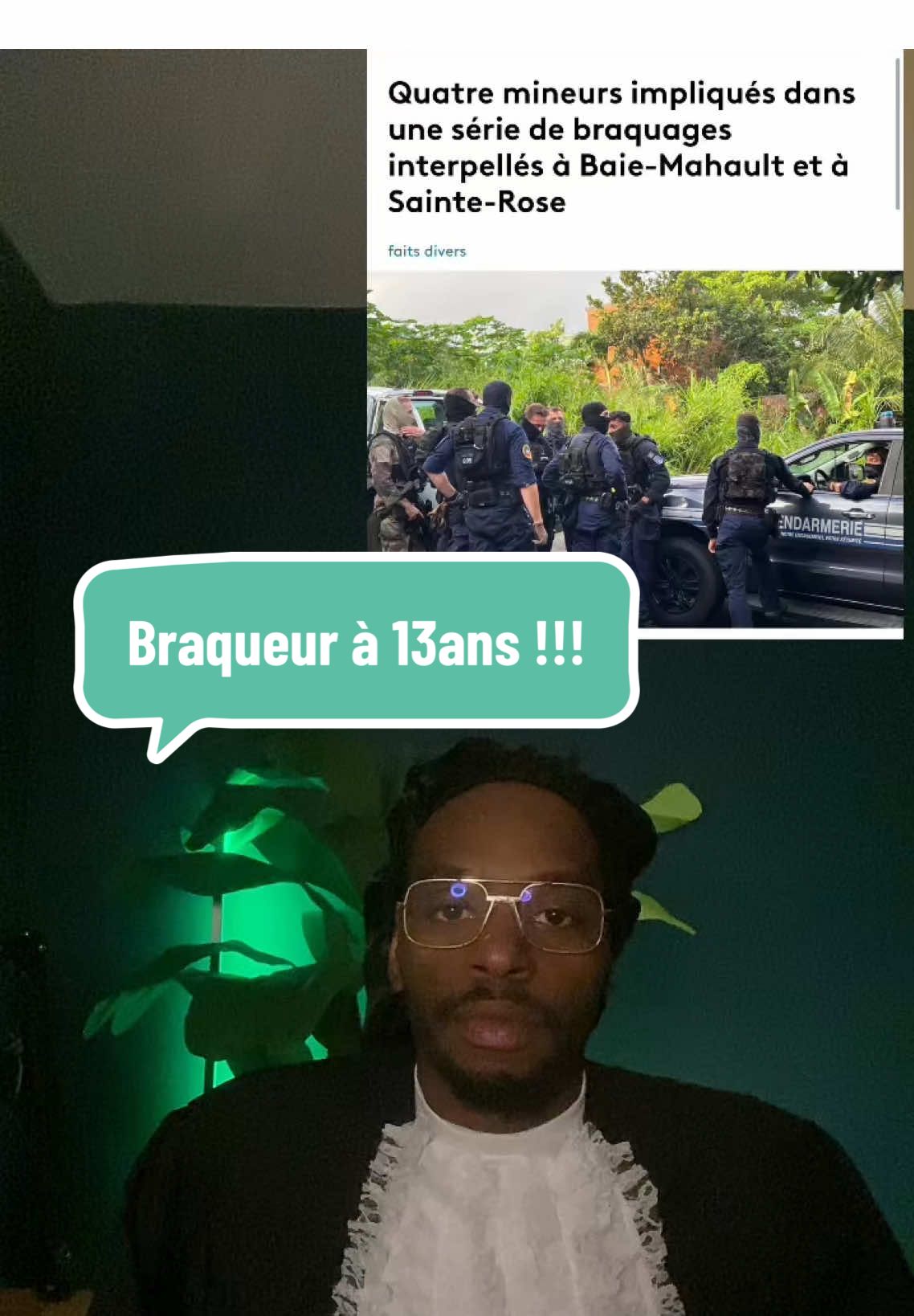 Les plus gros braqueurs de Guadeloupe ont 13ans !!! Ou sont leurs parents ??? #guadeloupe #martinique #971 #vol #arme 