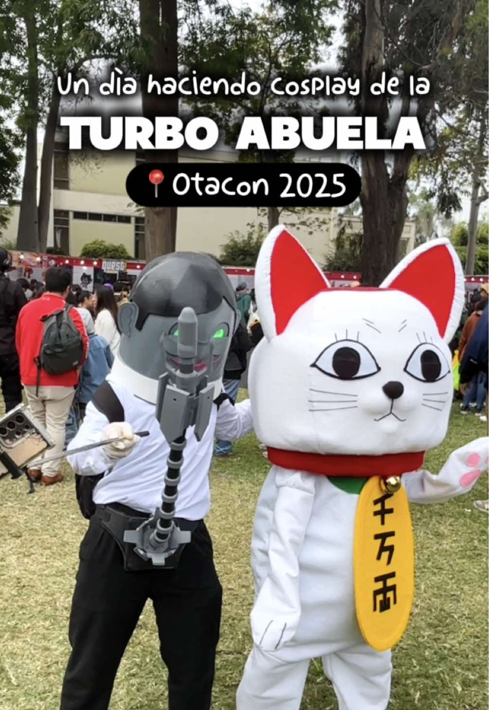 Este año tocó hacer cosplay de la Turbo Abuela en la Otacon 2025 @Funcenterfc 😎 Siempre la pasamos súper bien en la Otacon: hay demasiadas actividades, cosplayers, zona de comida, tiendas y más 🙌 #otacon #cosplay #dandadan #turboabuela #anime
