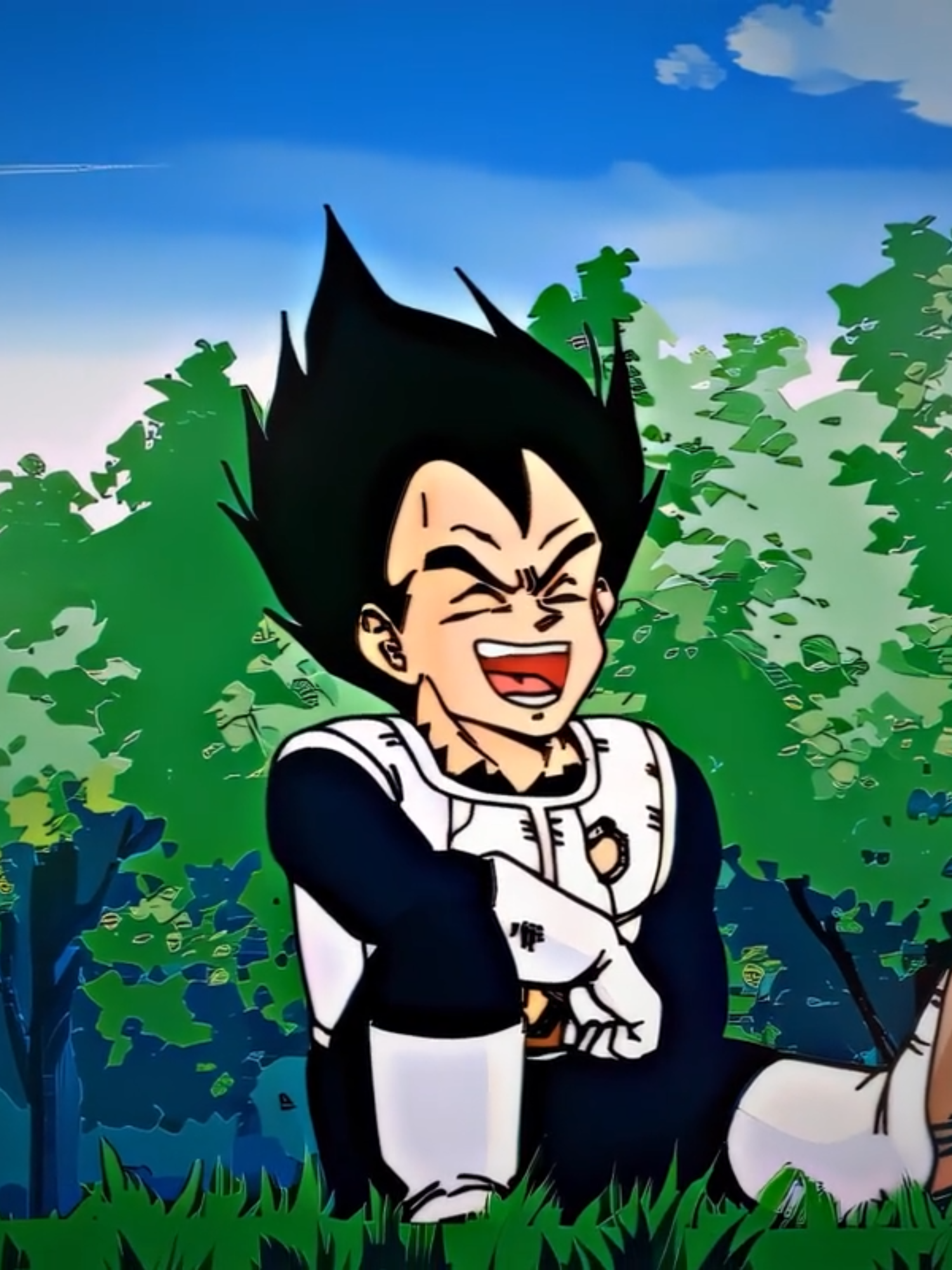 Vegeta's reaction 💀​ #anime #dragonballz #goku #vegeta #animeedit ★ upload method ★ TG: @editing_news