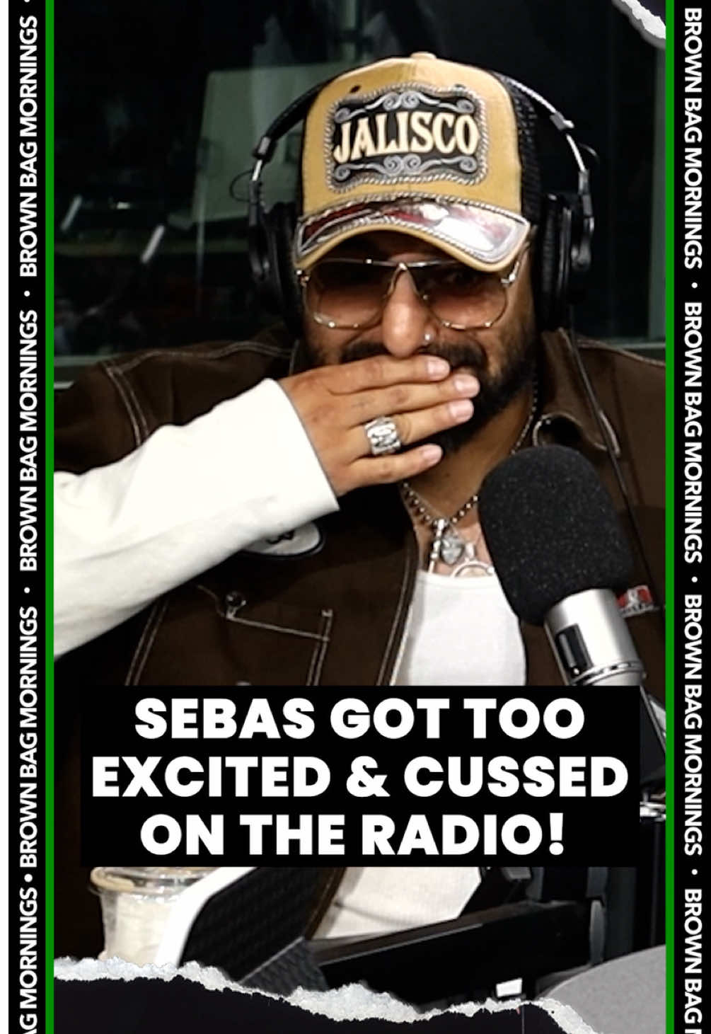 @ayysebas got too excited and cussed on the radio! 😂🤭 We had to let him get one off 🫣 Today’s episode is available wherever you listen to podcasts! Search: Brown Bag MORNINGS 🎧🎙️ @Brown Bag Mornings 