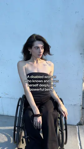 How beautiful of you to find power in the things you were told not to #disabilitypride 