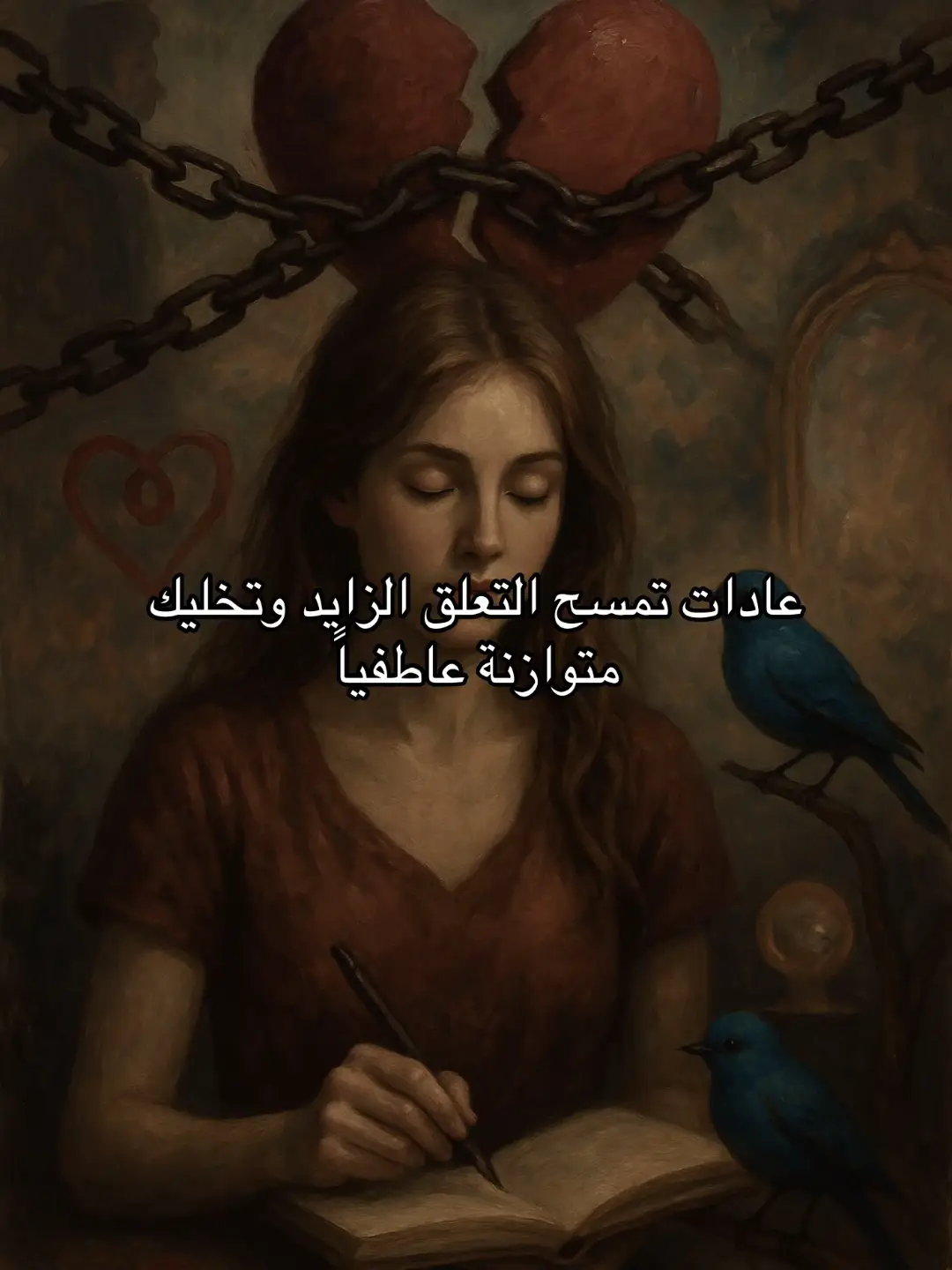 التعلق مو حب… التعلق نداء من جرح قديم يقول: علمني كيف أكون بخير حتى لو لحالي  ‏#selflove #healing #fyp #غير_حياتك #تطوير_الذات