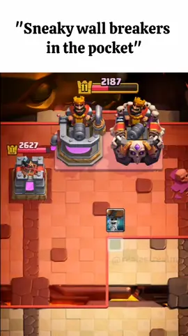 Wall Breakers In The Pocket #clashroyale 