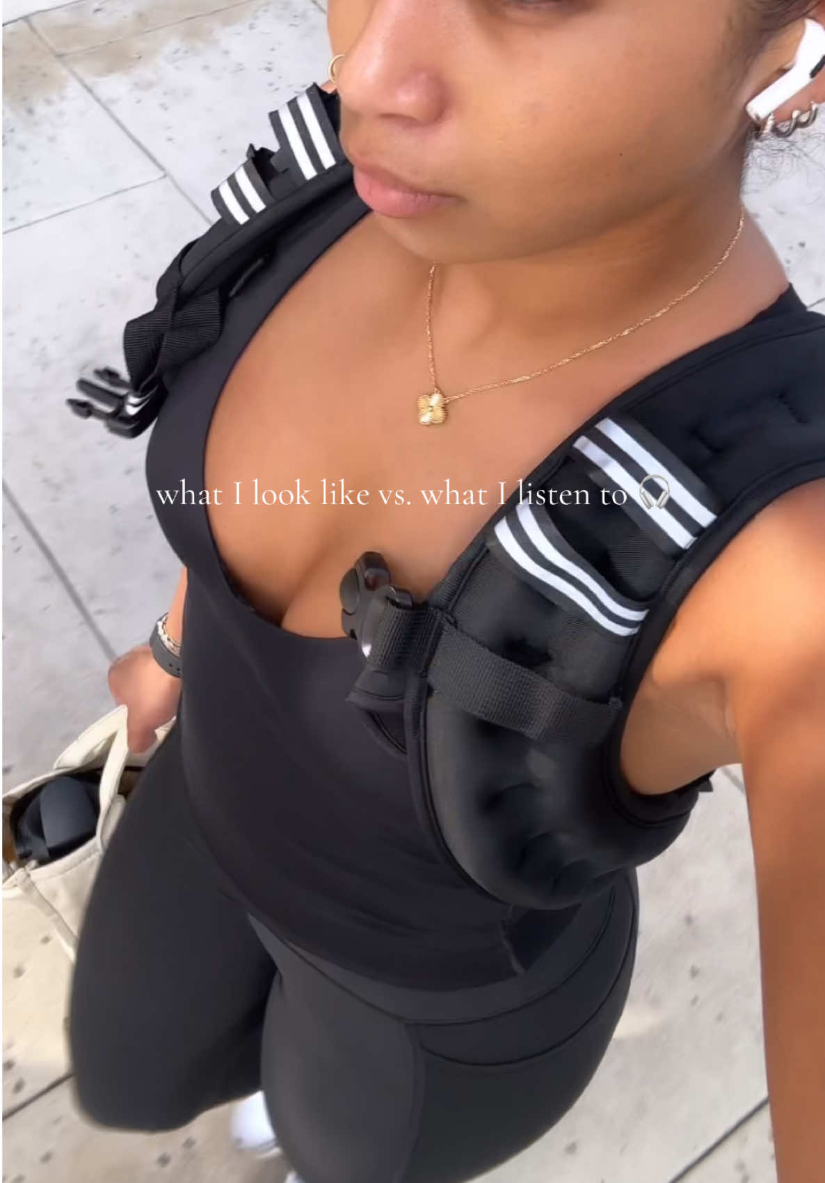 what I look like vs. what I listen to 🎧  what do you listen to on your walks/runs?