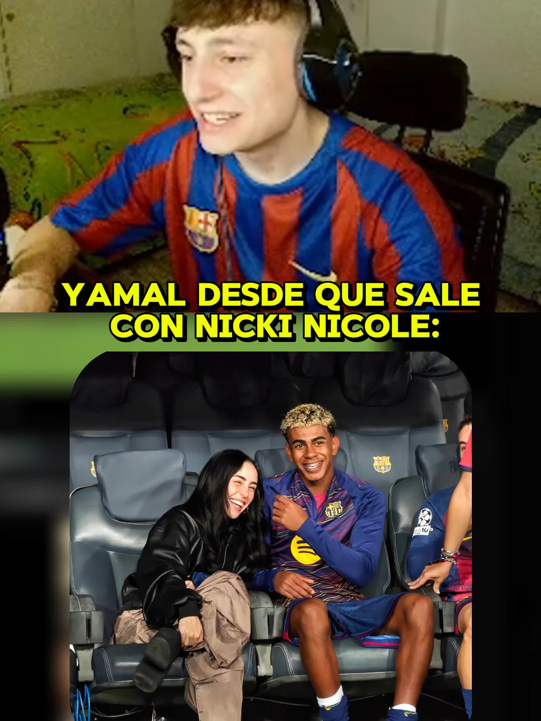 YAMAL DESDE QUE SALE CON NICKI NICOLE | #lamineyamal #nickinicole #barcelona #laliga #futbol #argentina #clips #kick #fyp #matini