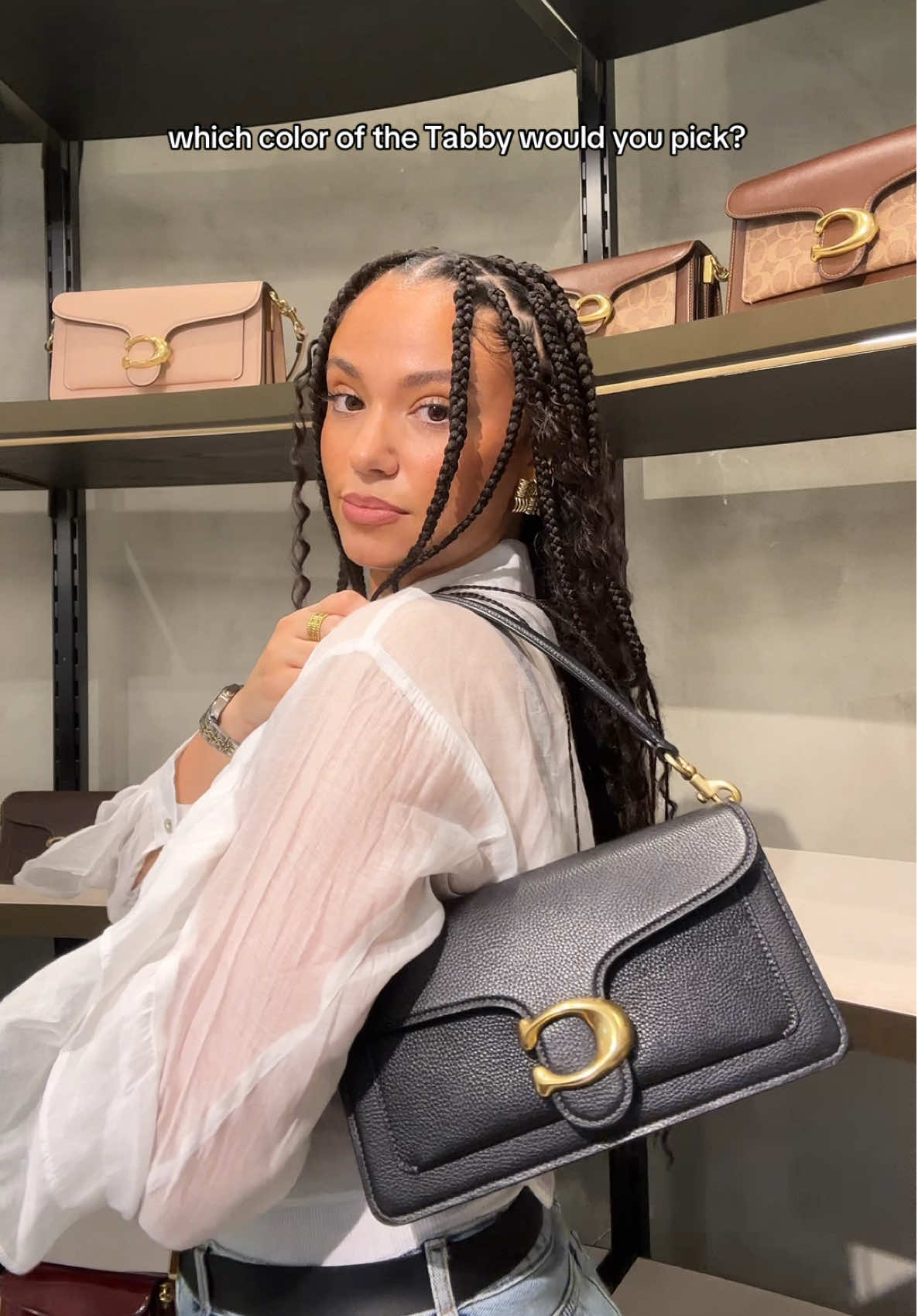 #coachoutletemployee Which color of the Coach Tabby would you pick? ✨  #coachoutlet #coacheurope #coach #handbagtiktok @Coach 