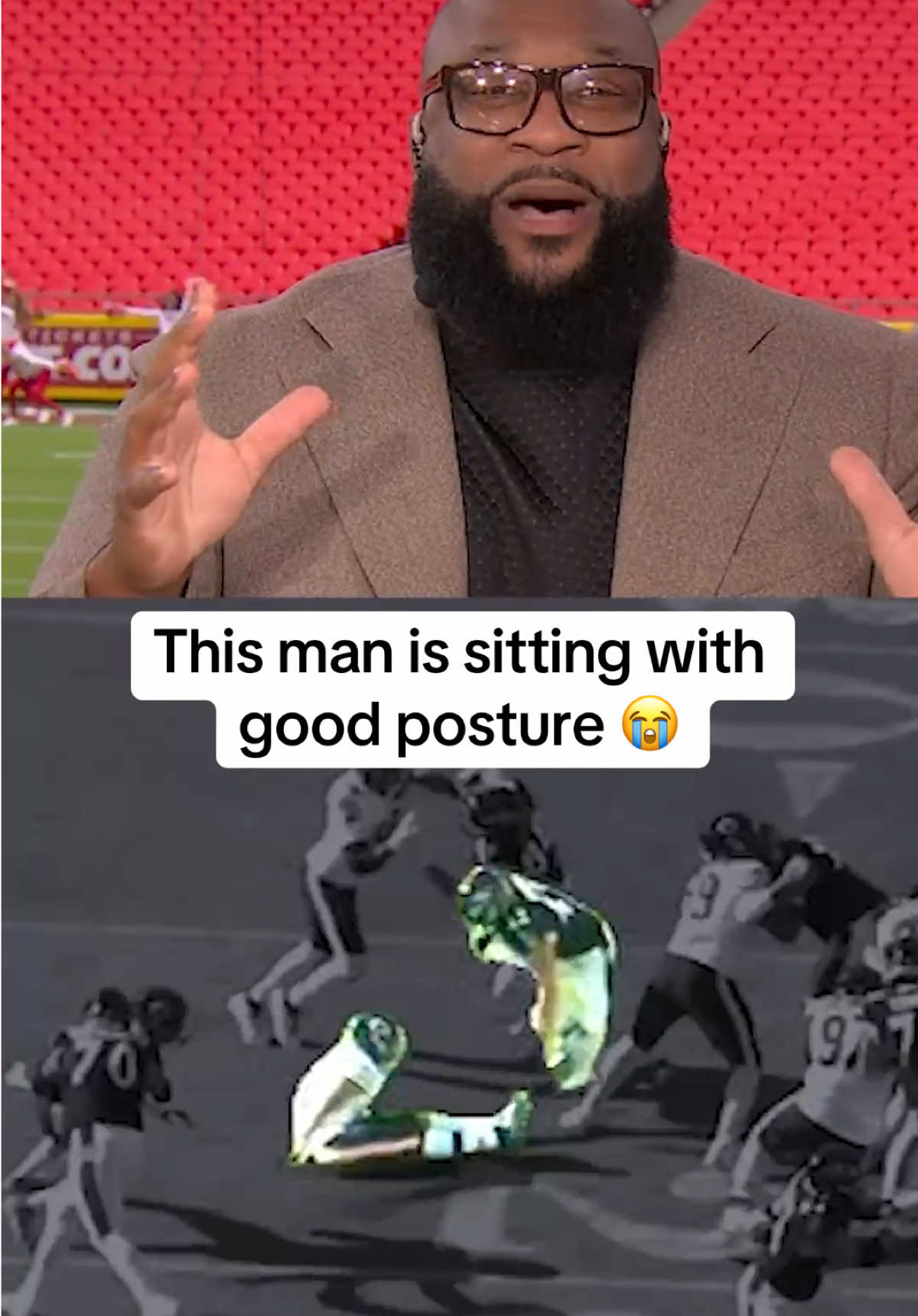300-pound Patrick Ricard #pancake 🥞 #NFL #Ravens #NFLonESPN 