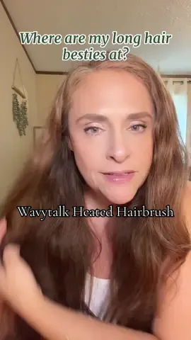 Wavytalk Heated Hairbrush @wavytalkofficial #wavytalk #heatedhairbrush #frizzyhair #curlingiron #tiktokshopblackfriday 