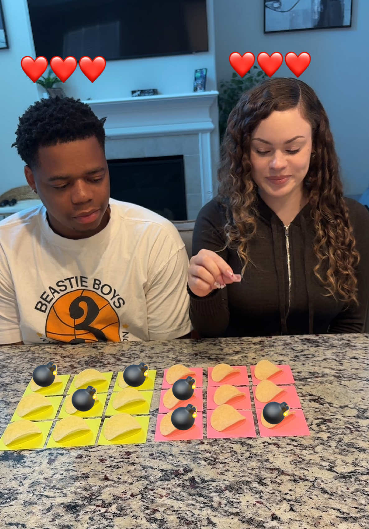 Bomb chip challenge  #couple #challenge #Relationship  