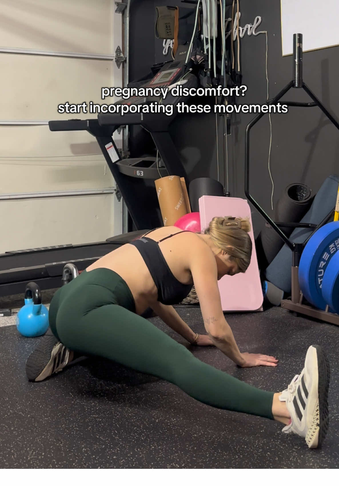 I swear by these!!!  Any time I’m feeling any type of discomfort I’ll go through a combination of these movements and without fail it relieves so much pressure, pain and ultimately makes me feel so much better!  Even if you only have 5 minutes it’ll help!  #pregnant #pregnancyjourney #fitpregnancy #prenatalfitness #secondtrimester 