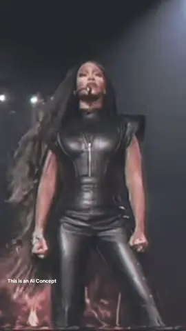 NOW what if she does black hair for Act III and comes out like this??! #sora #ai #beyhive #beyonce 