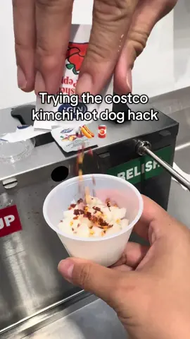 And I thought I knew everything about the Costco food court already but learning new things everyday  #costco #costcohacks #costcodeals #foodcourt #kimchi 