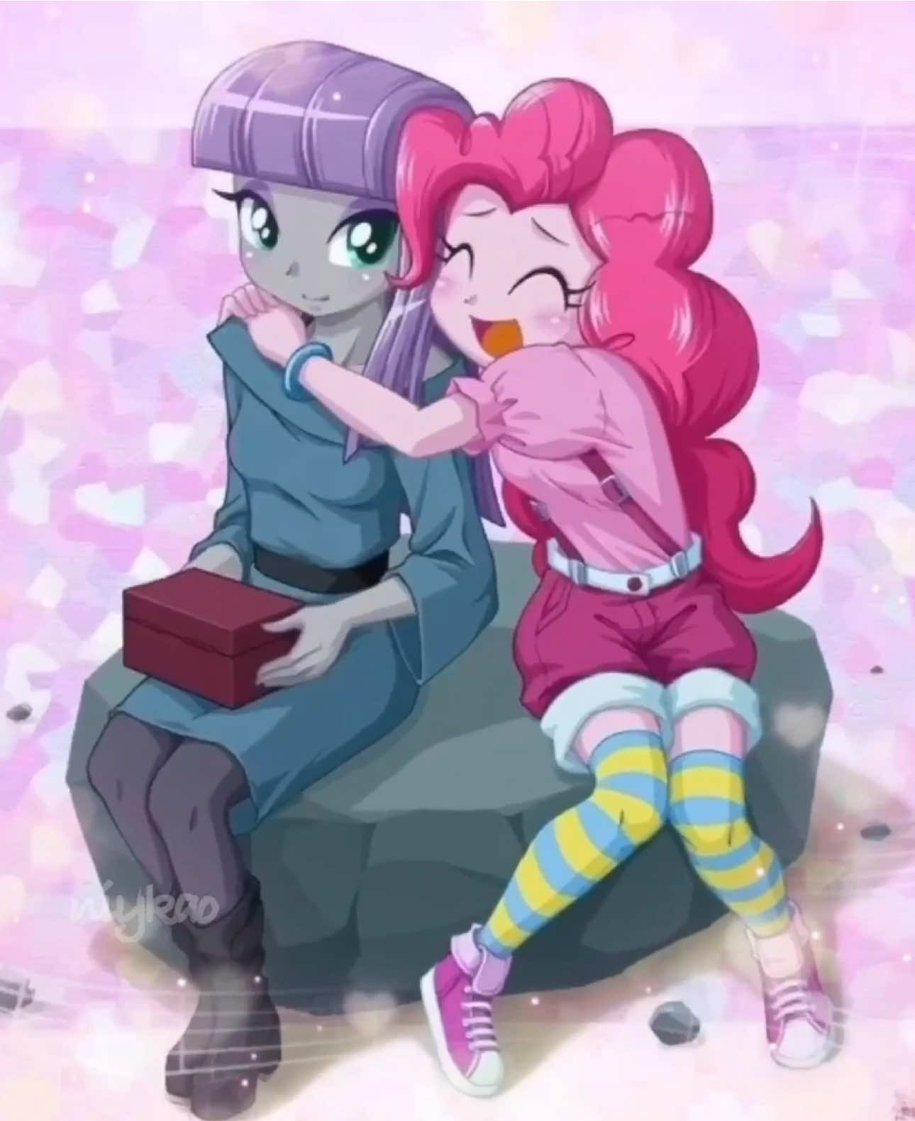 ⋆｡˚ ⌞ ☁️🍬 maud and pinkie pie !!  ⌝ ₊˚⊹ ᰔ   ⌞ hai poniess sawwryy for late posting breh⌝ ───〃⟡  @meadow ꩜ @jude 🐞 @ORT #maudpie #pinkiepie #mylittlepony #mlpfandom #foryoupage 