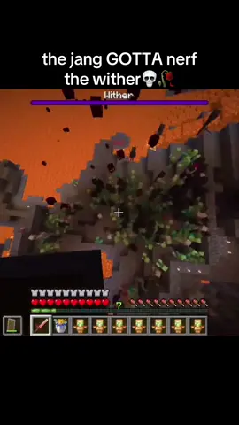 THE WITHER too op💀🥀 #Minecraft #funny #viral 