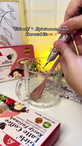 Secawan kopi Girls’ Latte Coffee Kacip Fatimah ni bagi tenaga, kulit glowing, dan paling penting, jaga dalaman wanita 💃#GirlsLatteCoffee #KacipFatimah #KopiUntukWanita #CollagenDrink #EnergyBoost  