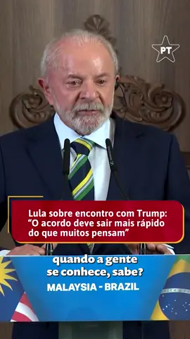 “Agora não tem mais intermediário. É o presidente Lula com o presidente Trump. Gostando ou não, nós dois temos que assumir a responsabilidade como chefes de Estado e trabalhar para o bem dos nossos povos.” - Lula 🇧🇷