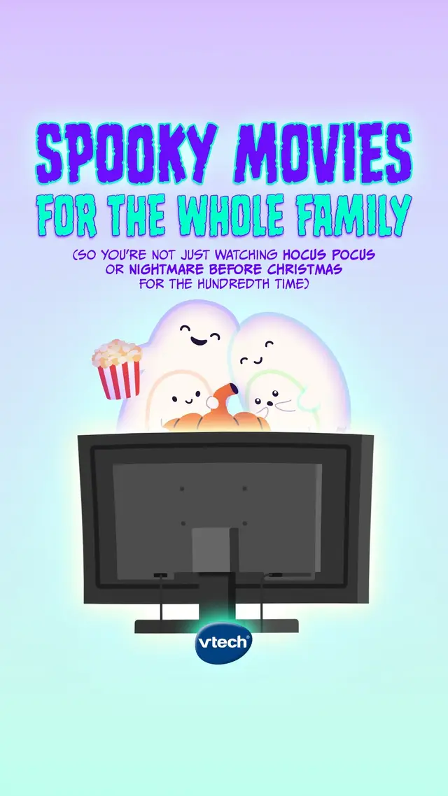 It can be tough this time of year to find something for the fam to enjoy (yeah we love HOCUS POCUS and NIGHTMARE BEFORE CHRISTMAS, we’ve just seen them so much).⁣  ⁣ So, we asked the parents at the VTech office (and the one weird dude who always wears @Fangoria shirts to work) what their go-to Halloween movies are!⁣ ⁣ We’ve also got a page for movies we LOVE, but may not be best for little kids. All entirely up to you, of course - we’re just helping out, and no-one knows what’s best for your kids better than you.⁣ ⁣ What are YOUR Halloween favorites? Help out your fellow parents in the comments!⁣ ⁣ 🎃🎃🎃⁣ ⁣ #VTechToys #Halloween #HalloweenMovie