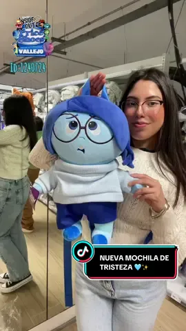 Nueva mochila-peluche de intensamente 🩵✨ #paratii #fyp #priceshoesvallejo #priceshoes 