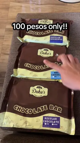 sulit kasi malaki at makapal na!! #chocolatebar #chocolate #dukeschocolatebar #dukeschocolate 