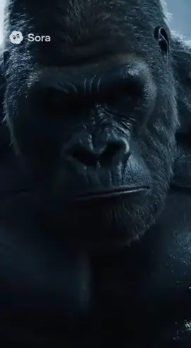 100 men vs 1 gorilla #sora #sora2 #manvsgorilla #men #fight 