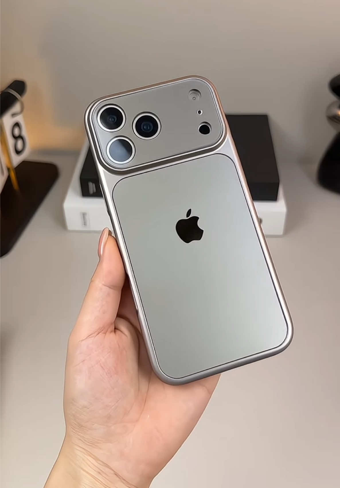 Large Beautiful Gray Large Window iPhone17promax Case #iPhone17Promax #tiktok #fyp #foryoupage #foryou 