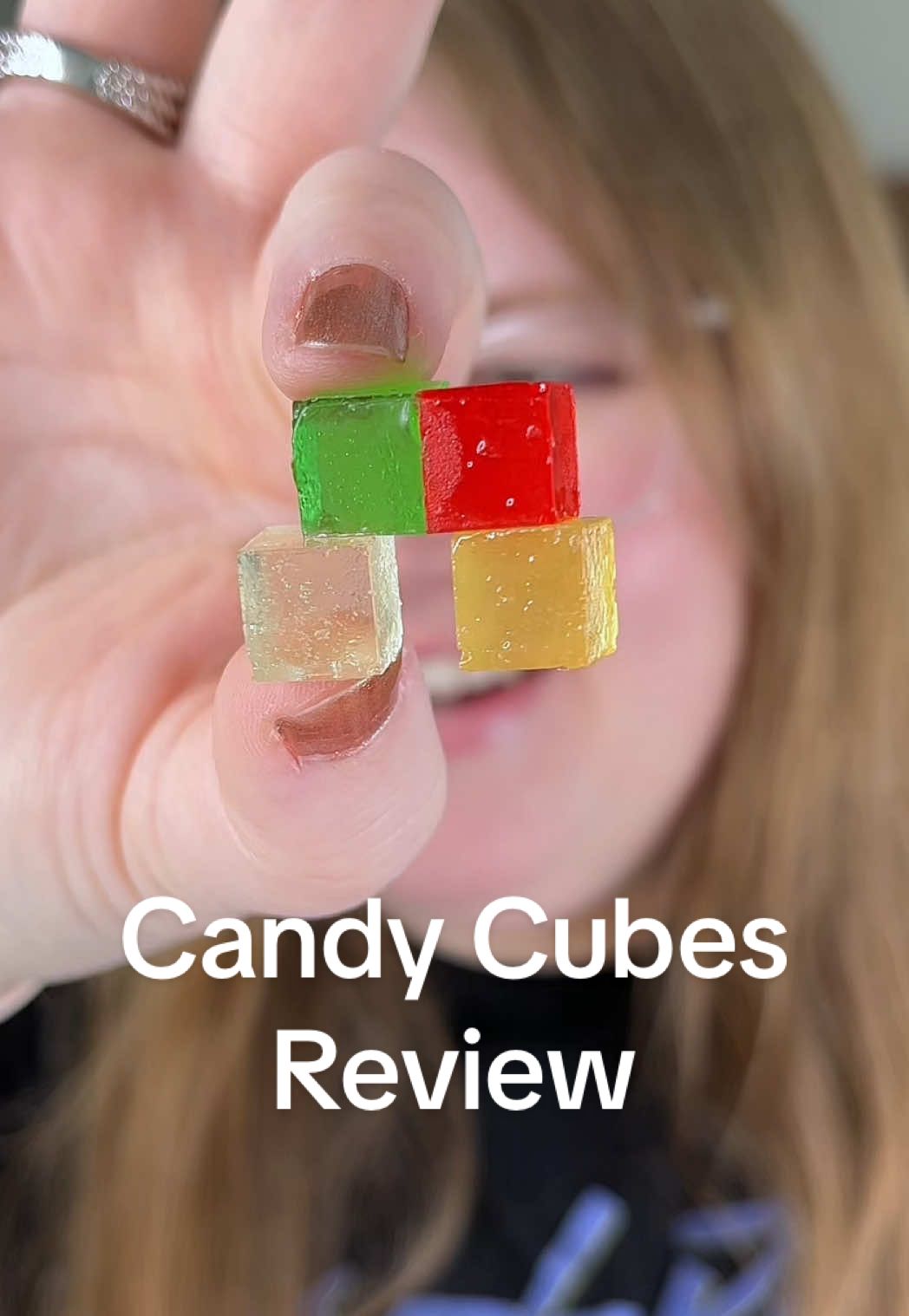 Trying✨Candy Cubes✨🧊🍎🍩@Pure Sugar Candy #candycubes #hardcandy #appleciderdonuts #candy #cube 