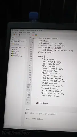 Ikutannn 🧑‍💻 #programming #arduino #python #fyp #coding  - mention: @codebydik 