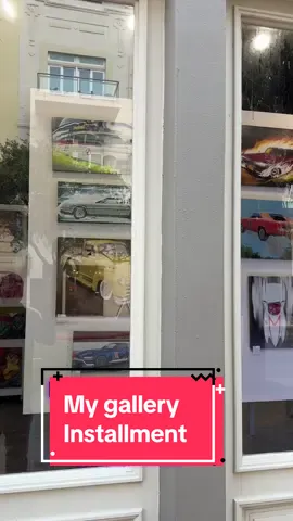 My latest car artwork gallery installment. #artgallery #csnvasart #moviecar