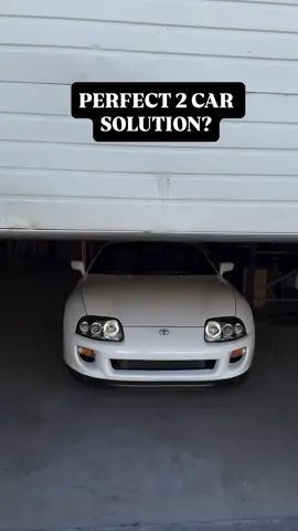 Had a little fun with this the other day with a 2 car combo you don’t see too often.  What would your perfect 2 car Garage be? #4runner #4yp #4runnerlifestyle 