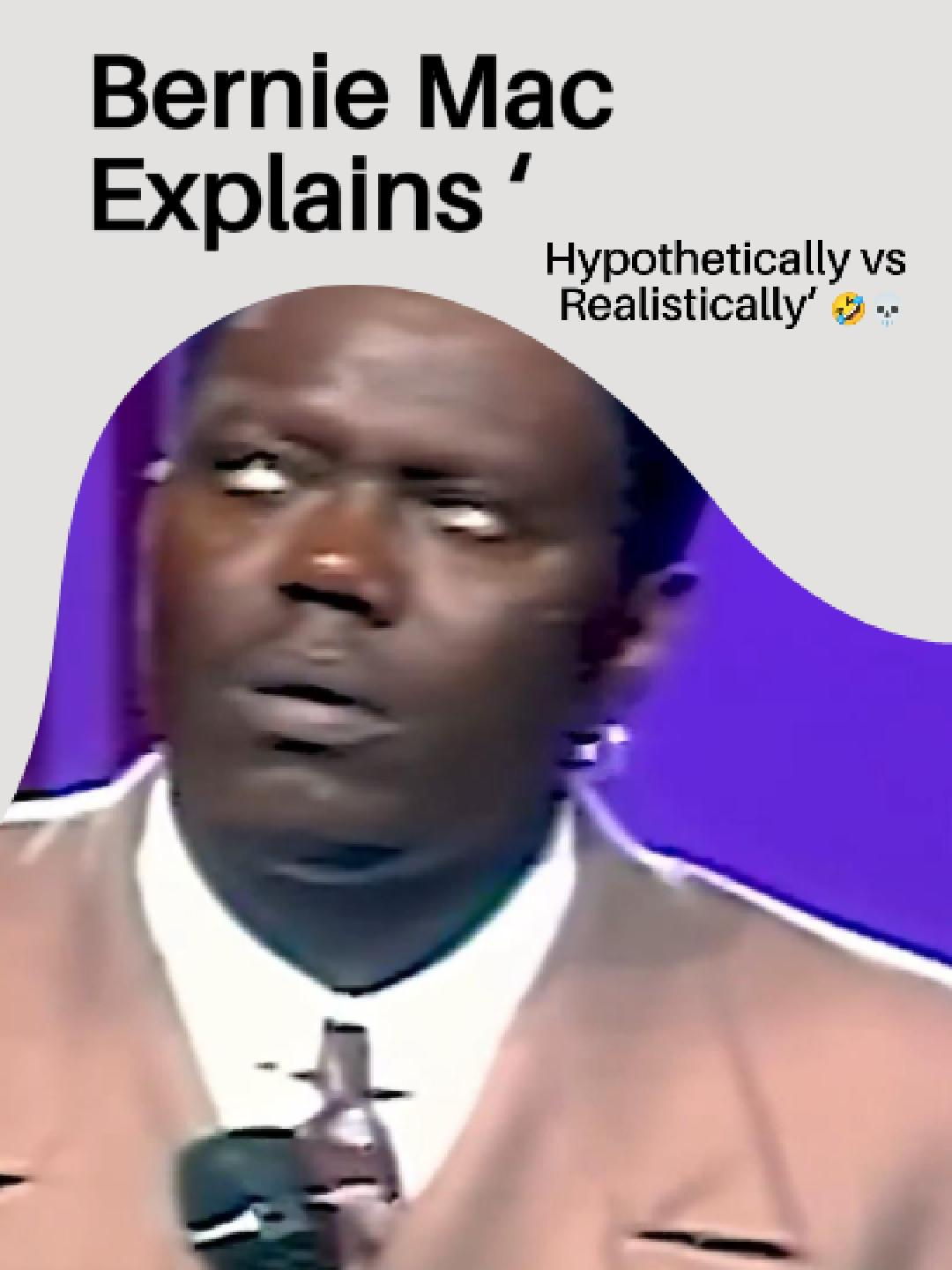 Bernie Mac Explains ‘Hypothetically vs Realistically’ 🤣💀 | Porch Talk Classic Only Bernie Mac could turn an English lesson into a full-blown laugh riot 🤣💬. When he tries explaining to his nephew that “hypothetically” and “realistically” mean the same thing—things go left fast 😂👀. You’ll be holding your stomach by the end of this porch talk 💺☕ #BernieMacForever #PorchHumor #ComedyTok #FamilyLaughs #StoryTime #StandUpComedy #FunnyTalk #SouthernHumor #RelatableComedy #LaughOutLoud #Trending 😂🔥#fyp #viral #tiktokviral #tiktokhits