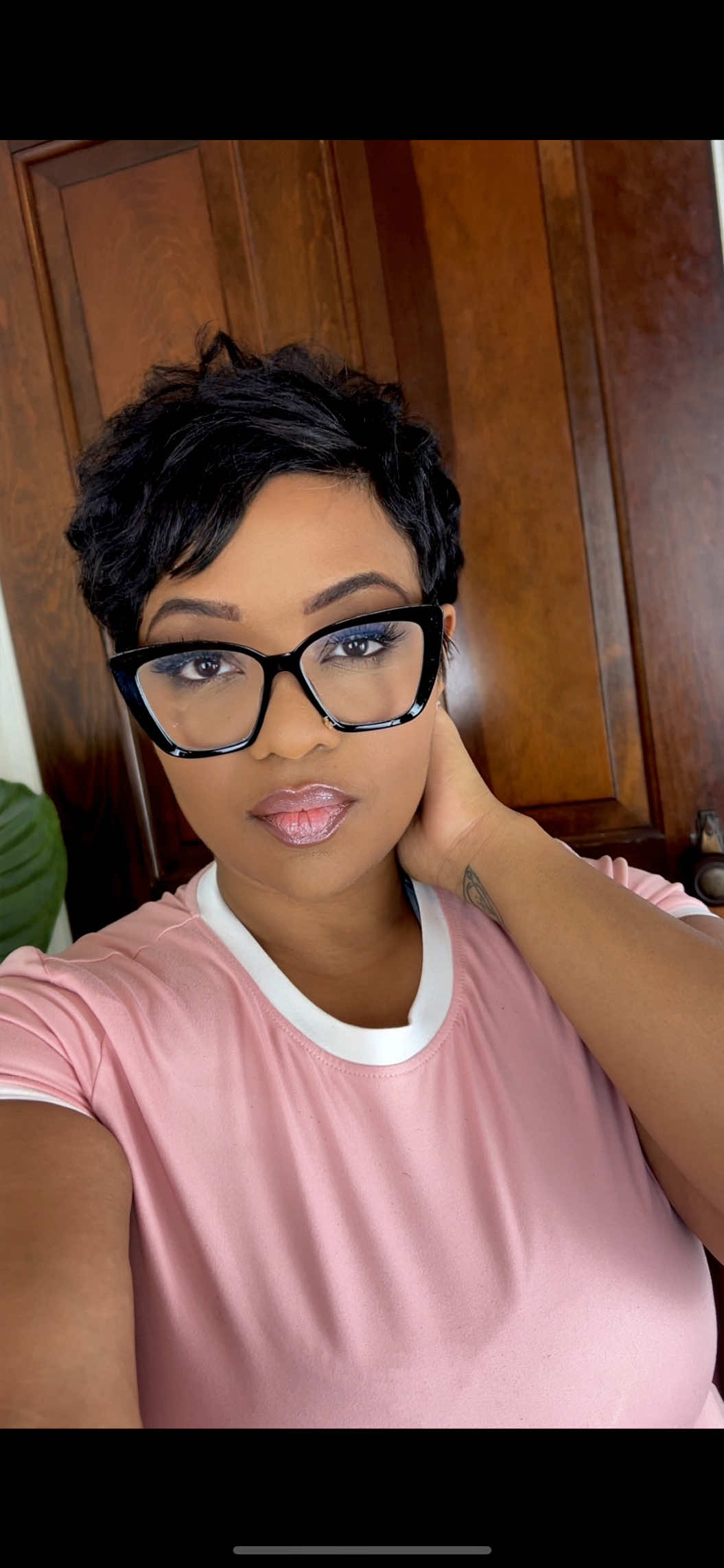 As a girl who used to be obsessed with long hair, I have to admit that the #PixieGang is growing on me! 🩷 I do still plan to grow my hair back but I’m really enjoying this phase of life. Letting go of dead ends can be uncomfortable but it’s in the surrender that you welcome new, happier endings. Don’t be afraid to chop what’s no longer serving you. The results just might be better than you could ever imagine! (This is NOT about JUST hair… 😉) Back to the hair: I’m chemically processed now which means my hair needs a little extra TLC to stay on my head. This is what I’m doing to keep it good and strong!💪  Shampoo: @Fenty Beauty #fentyhair Keratin Reconstructer: @ApHogee  Styling Foam: #nairobifoam  Flat iron: @redbykiss  Full details are posted on my channel: Faye In The City K, byeeeee! P.S. I told myself I would let my grays be great but uh…I don’t know about that, honey. They are so DISRESPECTFUL!!! Also, I’m still new to styling my pixie so don’t be too hard on me. Once I learn how to style the front for real, IT’S OVER!!!! 😂😂😂😂 #pixiecut #pixie