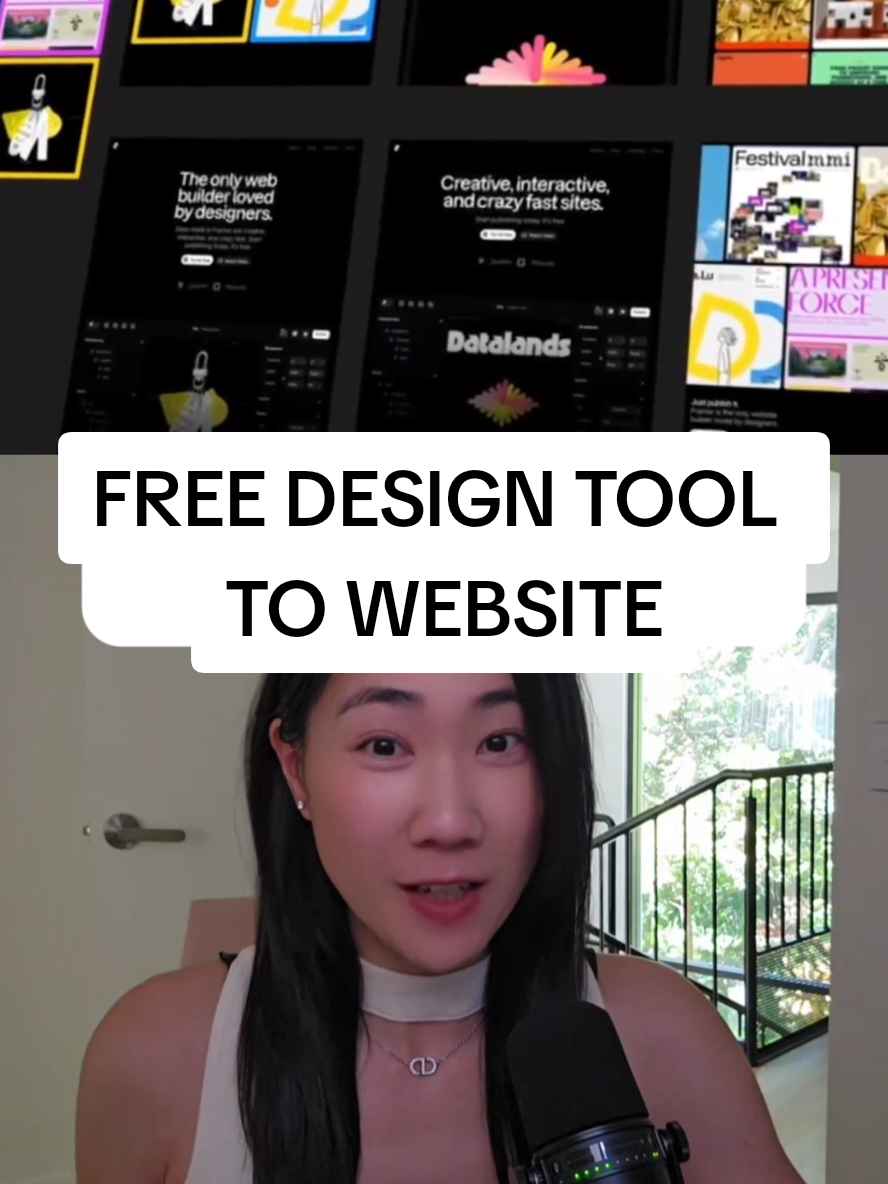 FREE All in One - Design Tool to Website Builder! No need to export out from figma or other design tools. Simply design and publish in just one platform with @Framer  #framer #framerpartner #webdesign #nocode #website