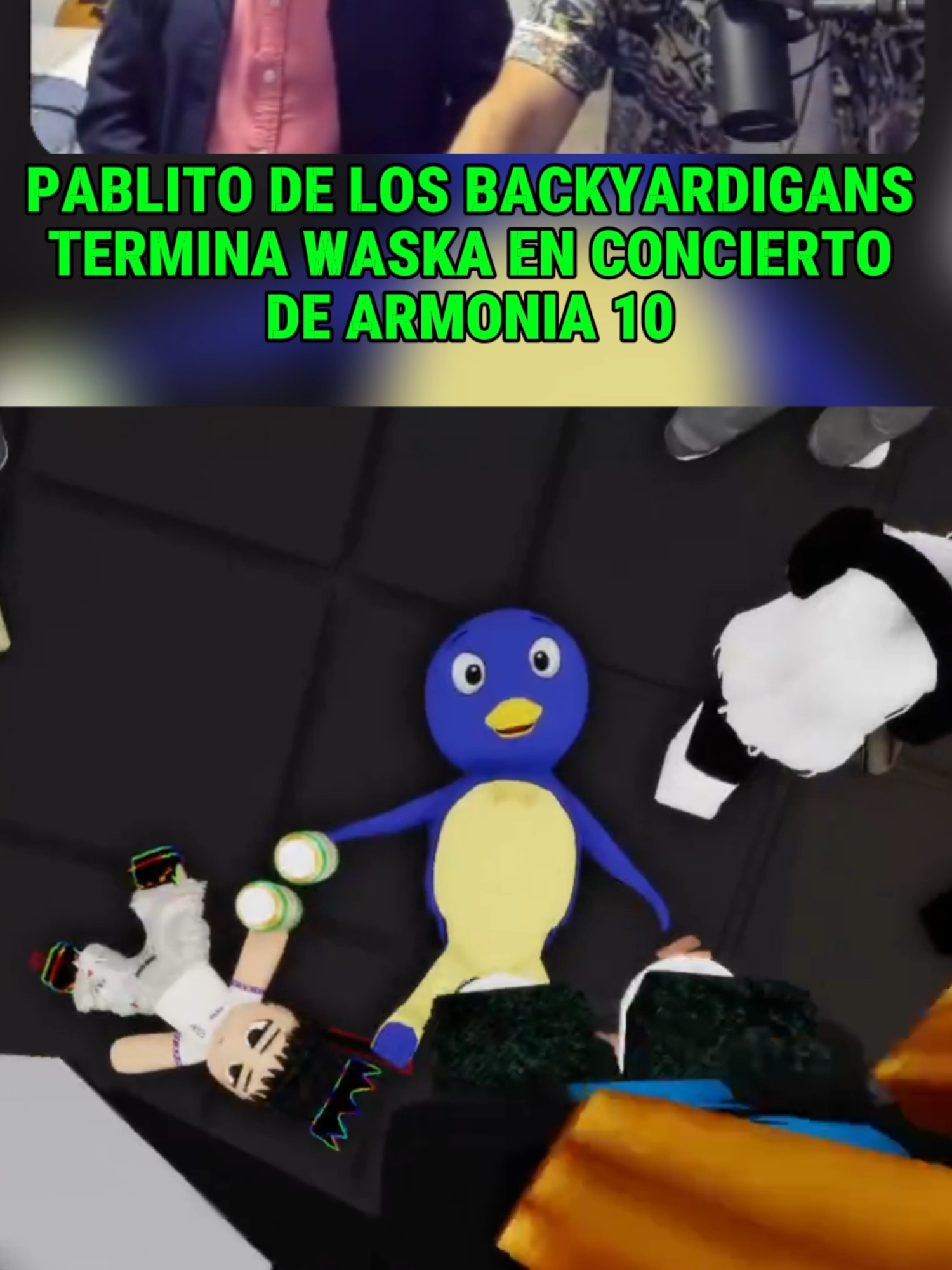 Pablo de los bacyardigans termina mal en concierto de armonia10 #cumbiaperuana #Cumbia #roblox #armonia10oficial