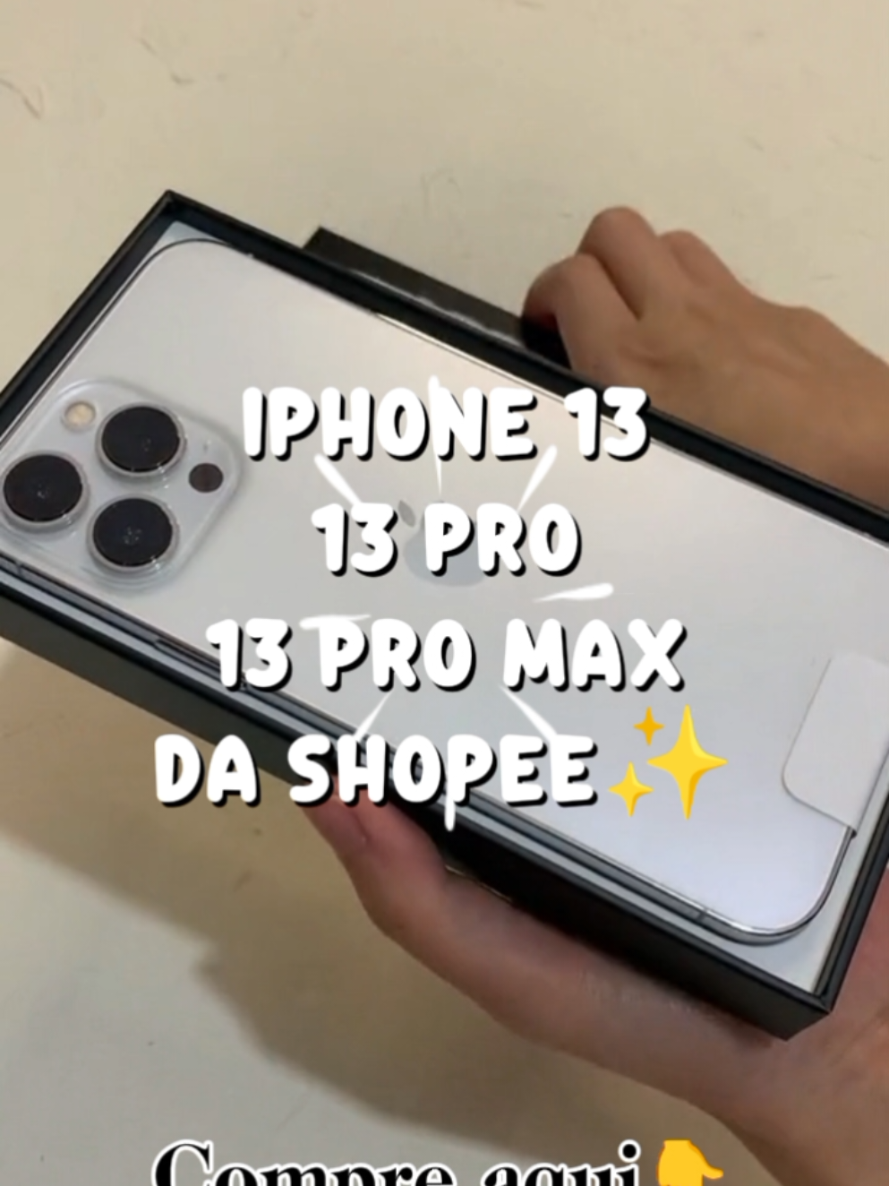 📱 iPhone 13 / 13 Pro / 13 Pro Max 128GB — 100% original com garantia! ✨#iphone13 #apple  #smartphone  #original  #tecnologia  Link nos comentários 