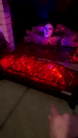 I love my new electric fireplace heater. It looks so realistic to flames but no smoke and no risk of fire ##electric##heater##fireplace##household##homedecor 